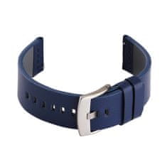 BStrap Fine Leather szíj Samsung Galaxy Watch 3 45mm, blue