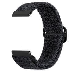 BStrap Braid Nylon szíj Huawei Watch GT3 42mm, black