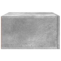 Vidaxl 2 db betonszürke falra szerelhető éjjeliszekrény 35x35x20 cm 829781