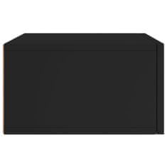 Vidaxl 2 db fekete falra szerelhető éjjeliszekrény 35x35x20 cm 829807