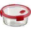 Smart Cook üveg ételtartó kerek 0,6l piros (235709) (C235709)