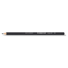 Staedtler "Ergo Soft" színes ceruza, háromszögletű, fekete (TS1579) (TS1579)