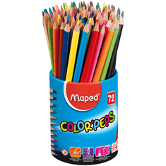 Maped "Color`Peps" színes ceruza készlet és ceruzatartó 12 különböző szín (832000) (M832000)