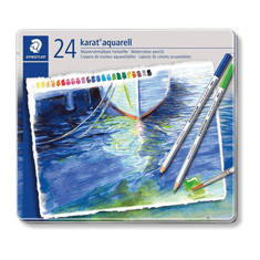 Staedtler "Karat" színes akvarell ceruza készlet 24db (125 M24 / TS125M24) (TS125M24)