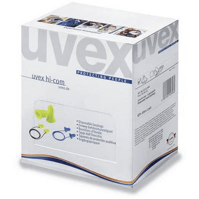 Uvex 2112095 hi-com Mini Hallásvédő füldugó 24 dB eldobható 100 pár (2112095)