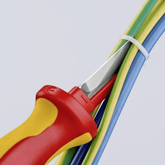 Knipex VDE kábelkés 180 mm, műanyag bevonatú pengehát, 98 54 (98 54)