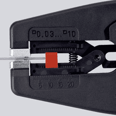 Knipex MultiStrip 10 12 42 Automatikus kábelcsupaszoló, blankoló fogó 0.03 - 10 mm2 7 - 32 (12 42 195)
