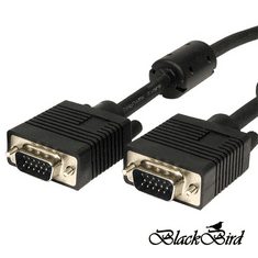Blackbird Kábel VGA monitor Összekötő 1.8m, Male/Male, Árnyékolt (BH1277)