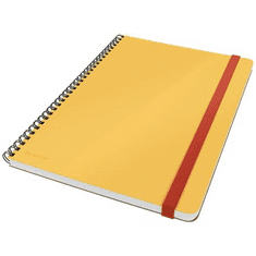 LEITZ Cosy Soft Touch spirálfüzet, vonalas meleg sárga (45270019) (lei45270019)