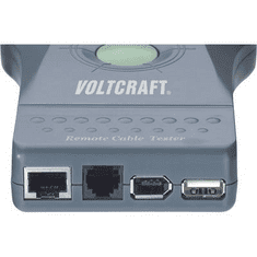 Voltcraft Koax kábel teszter, UTP, LAN hálózati kábel teszter, USB, RJ11/RJ45, BNC csatlakozókhoz, kábelekhez CT-5 (CT-5)