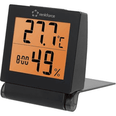 Renkforce Beltéri hőmérséklet és légnedvességmérő, (E0111H)
