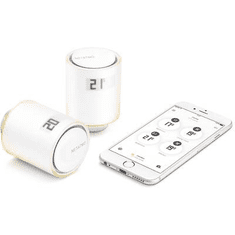 Netatmo Vezeték nélküli radiátor termosztát, fűtésvezérlő készlet Android és Apple iOS készülékekhez 5 - 30 °C NVP01-DE (NVP01-DE)