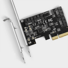 AXAGON 4x SATA port bővítő kártya PCIe (PCES-SA4X4) (PCES-SA4X4)