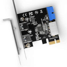 AXAGON 2+2x USB 3.2 Gen1 bővítő kártya PCIe (PCEU-232VL) (PCEU-232VL)