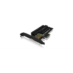 Icy Box 2x M.2 bővítő kártya PCIe (IB-PCI215M2-HSL) (IB-PCI215M2-HSL)