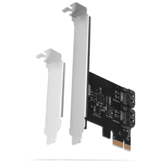 AXAGON 2x SATA port bővítő kártya PCIe (PCES-SA2N) (PCES-SA2N)