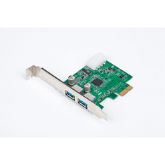 Gembird 2xUSB3.0 PCI-E bővítő kártya (UPC-30-2P) (UPC-30-2P)