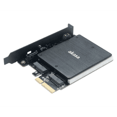 Akasa 2x M.2 bővítő kártya PCI-E (AK-PCCM2P-03) (AK-PCCM2P-03)