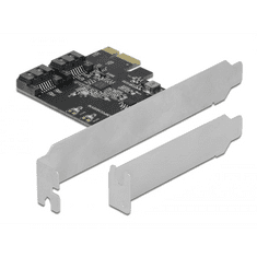 DELOCK 2x SATA bővítő kártya PCI-E (90431) (90431)