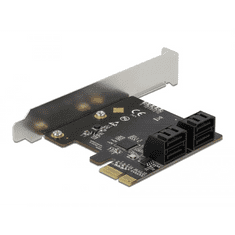 DELOCK 4x SATA bővítő kártya PCI-E (90010) (delock90010)