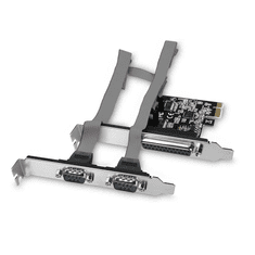 AXAGON 2x Soros + 1x Párhuzamos port bővítő kártya PCIe (PCEA-PSN) (PCEA-PSN)