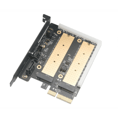 Akasa 2x M.2 bővítő kártya PCI-E (AK-PCCM2P-03) (AK-PCCM2P-03)