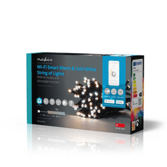 Nedis SmartLife WiFi LED fényfüzér meleg és hideg fehér 5m (WIFILX02W50) (WIFILX02W50)