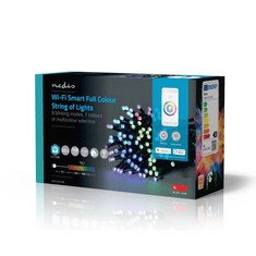 Nedis SmartLife WiFi RGB LED fényfüzér 20m (WIFILX01C168) (WIFILX01C168)