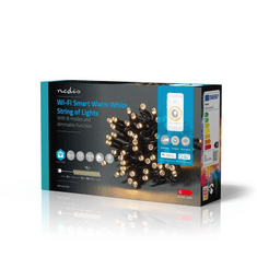 Nedis SmartLife WiFi LED fényfüzér meleg fehér 5m (WIFILX01W50) (WIFILX01W50)