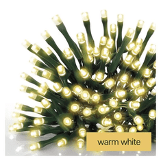 EMOS LED karácsonyi fényfüzér 50m kültéri és beltéri időzítős melegfehér (D4AW06) (D4AW06)