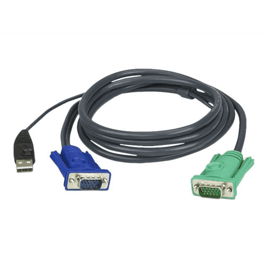 Aten 2L-5202U - keyboard / video / mouse (KVM) cable - 1.8 m (2L-5202U)