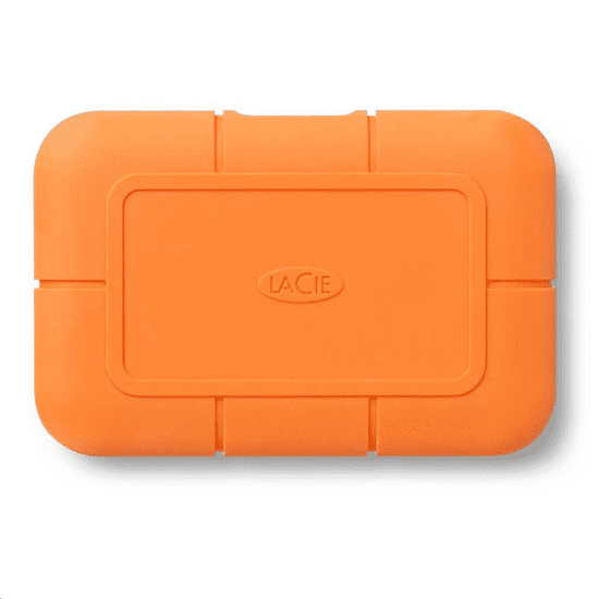 LaCie 500GB Rugged SSD USB C külső meghajtó narancs (STHR500800) (STHR500800)