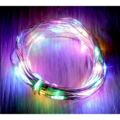Iris Fix fényű 5m/több színű/50db LED-es fénydekoráció (273-02) (273-02)