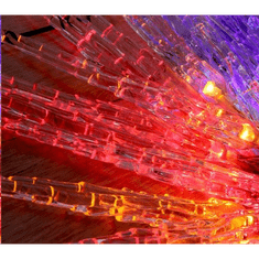 Iris Jégcsap alakú több programos/3m/több színű/30db LED-es/3xAA elemes fénydekoráció (043-02) (043-02)