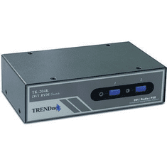 TRENDNET KVM Switch 2PC DVI/USB Audio (TK-204UK) (TK-204UK)