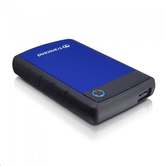 Transcend 4TB 2.5" StoreJet 25H3P külső winchester USB 3.0 (TS4TSJ25H3B) ütésálló fekete-kék (TS4TSJ25H3B)