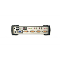 Aten KVM Switch 4PC USB + kábelkészlet + audio (CS1734B) (CS1734B)
