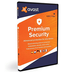 avast Premium Security - 10 eszköz / 3 év elektronikus licensz