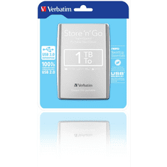 Verbatim 1TB 2.5" Store 'n' Go külső winchester ezüst (53071) (53071)