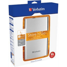 1TB Verbatim 2.5" Store 'n' Go külső winchester ezüst (53071)