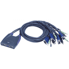 Aten CS64US 4-Port USB VGA/Audio Cable KVM Switch (0,9m, 1,2m) (CS64US)