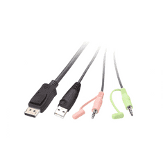 Aten CS22DP 2-Port USB DisplayPort Cable KVM Switch with Remote Port Selector (CS22DP)