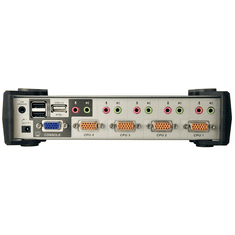 Aten KVM Switch USB VGA + Audio, 4 port - CS1734B (CS1734B-A7-G)