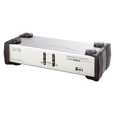 Aten KVM Switch USB VGA Dual-View + Audio, 2 port - CS1742 (CS1742C-AT)