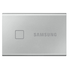 SAMSUNG T7 Touch ujjlenyomatolvasós külső SSD ezüst 500GB USB 3.2 (MU-PC500S/WW) (MU-PC500S/WW)