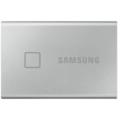 SAMSUNG T7 Touch ujjlenyomatolvasós külső SSD ezüst 1000GB USB 3.2 (MU-PC1T0S/WW (MU-PC1T0S/WW)