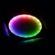 PHANTEKS Ventilátor rács Halos Digital 14cm RGB led Alu Fekete (PH-FF140DRGBP_BK01)