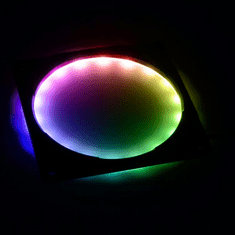 PHANTEKS Ventilátor rács Halos Digital 12cm RGB led Alu Fekete (PH-FF120DRGBP_BK01)
