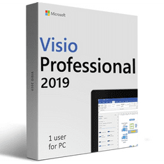 Microsoft Visio Professional 2019 - Költöztethető D87-07499 elektronikus licenc