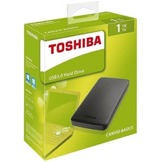 TOSHIBA Canvio Basics 2,5" 1TB 5400rpm 8MB USB3.1 (HDTB410EKCAAH)